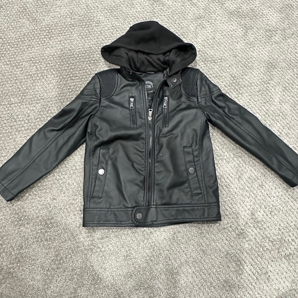 Urban Republic Black Hooded Jacket for Kids